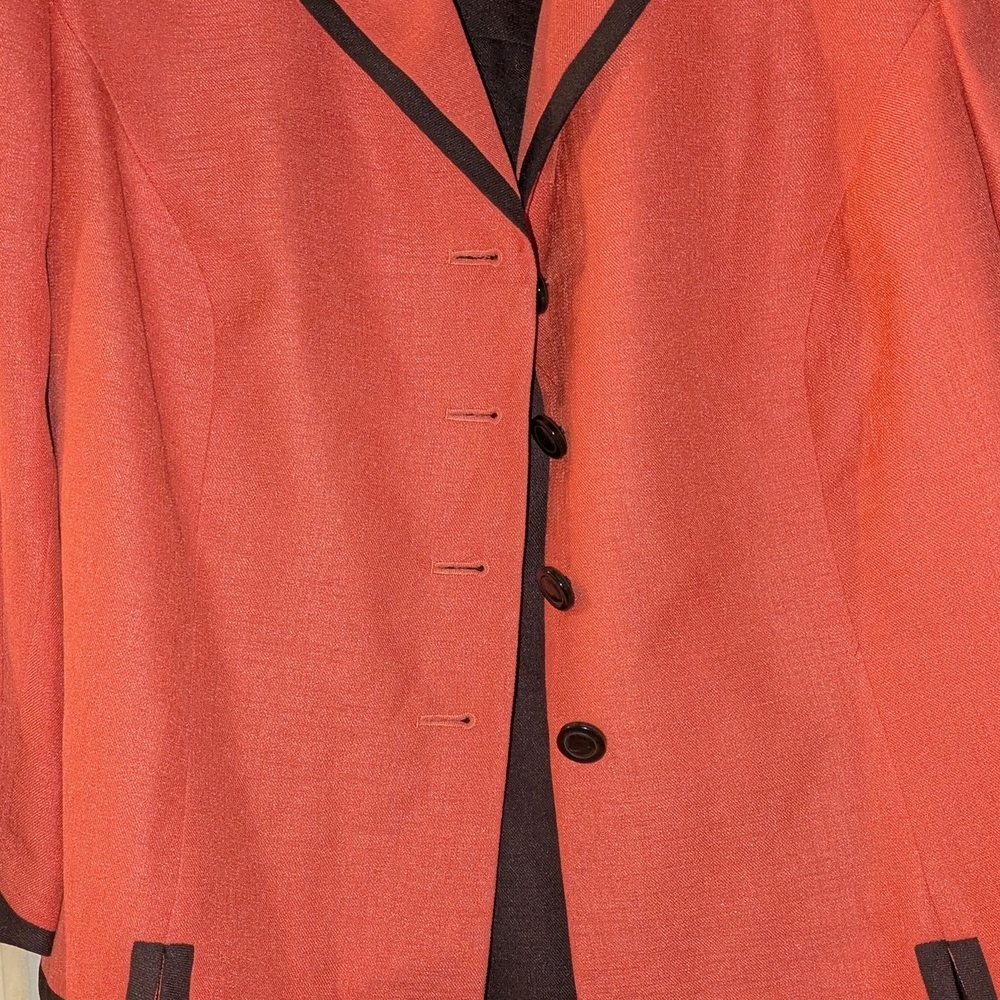 Le Suit Women's Orange Blazer